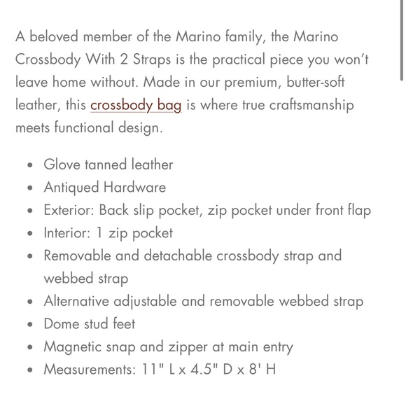 American leather bag like new condition - Picture 2 of 13